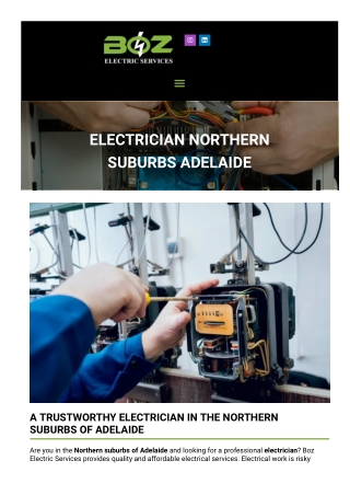Electrician northern suburbs adelaide