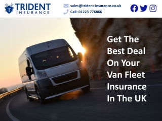 Get The Best Deal On Your Van Fleet Insurance In The UK