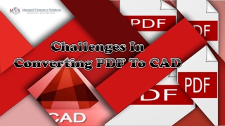 Challenges In Converting PDF To CAD