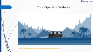 Tour Operator Websites