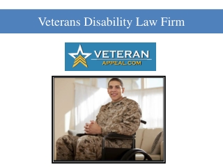 Veterans Disability Law Firm