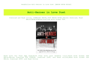 ReadOnline Anti-Heroes in Love Duet [EBOOK EPUB KIDLE]