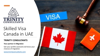 Skilled Visa Canada in UAE​