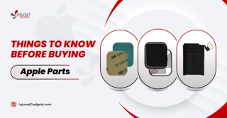 Essential Things to Know to Buy Apple Replacement Parts