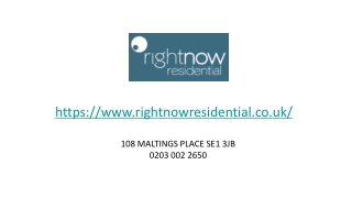 right now residential