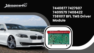 BMW 7427607 TMS Headlight Driver Module