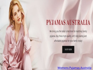 Womens Pyjamas Australia