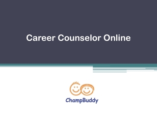 Career Counselor Online - ChampBuddy