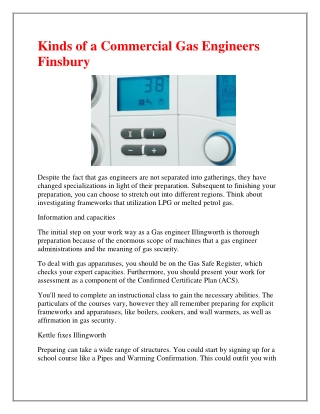 Best Landlord Safety Certificates in Finsbury.