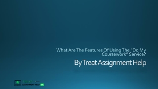 What Are The Features Of Using The “Do My Coursework” Service