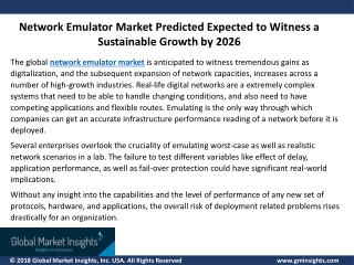 Network Emulator Market