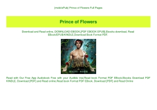 {mobiePub} Prince of Flowers Full Pages