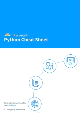 Python cheat sheet