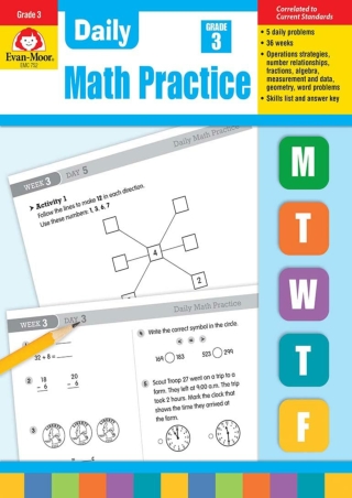 Evan Moor Daily Math Practice Grade 3