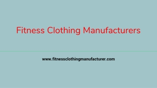 Visit & Get Up To 50% OFF From Workout Clothes Manufacturer
