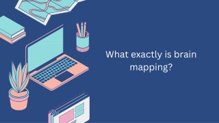 What exactly is brain mapping