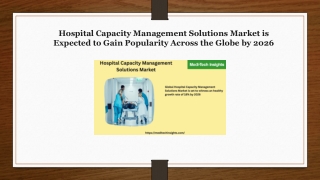 Hospital Capacity Management Solutions Market – Insights on Upcoming Trends 2026