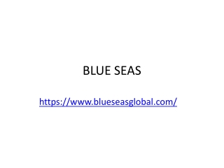 BLUE SEAS