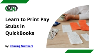 Learn to Print Pay Stubs in QuickBooks