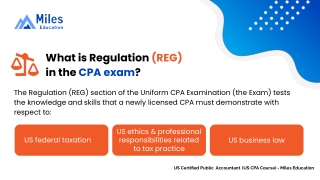 What is Regulation (REG) in the CPA exam