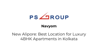 New Alipore- Best Location for Luxury 4BHK Apartments in Kolkata