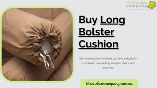 Buy Long Bolster Cushion