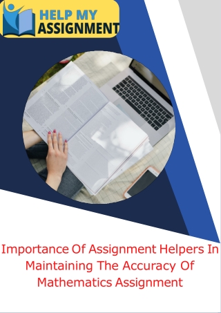 Importance Of Assignment Helpers In Maintaining The Accuracy Of Mathematics Assignment (1)