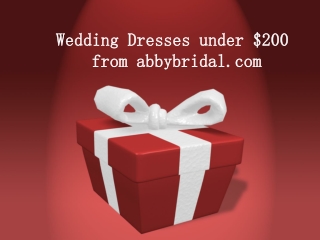 wedding dresses under 200