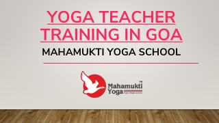 Yoga teachers training in Goa