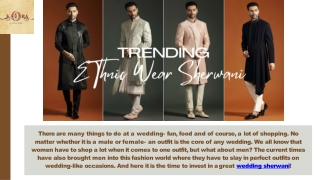 Trending Ethnic Sherwani Designs For Men in 2022.