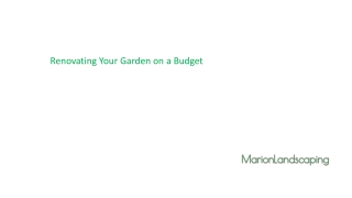 Get the Best landscape construction in Marin County through Marionlandscaping