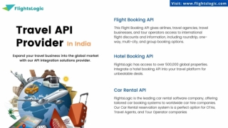 Best Travel API Provider In India