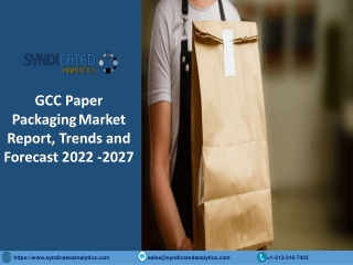 GCC Paper Packaging Market Size PDF 2022-2027 Syndicated Analytics
