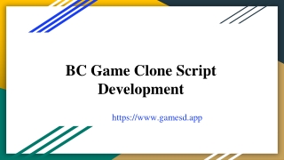 Launch Blockchain Crypto Casino Games Like BC.Game