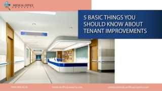 5 Basic Things You Should Know About Tenant Improvements