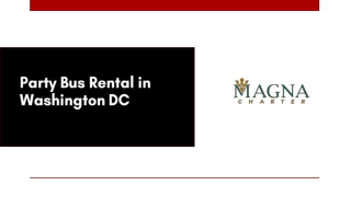 Party Bus Rental In Washington DC