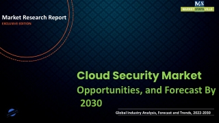 Cloud Security Market to Reflect a Holistic Expansion during 2022–2030