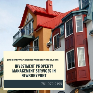 Investment Property Management Services in Newburyport