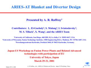 ARIES-AT Blanket and Divertor Design