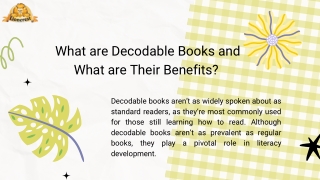 An Introduction About Decodable Books and Their Benefits