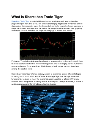 What is Sharekhan Trade Tiger