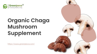 Organic Chaga Mushroom Supplement