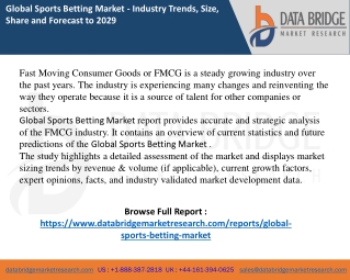 Sports Betting Market report