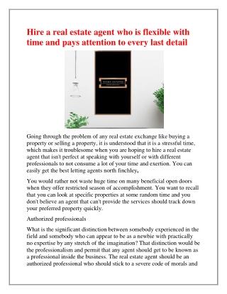 Best Property Management in North Finchley.