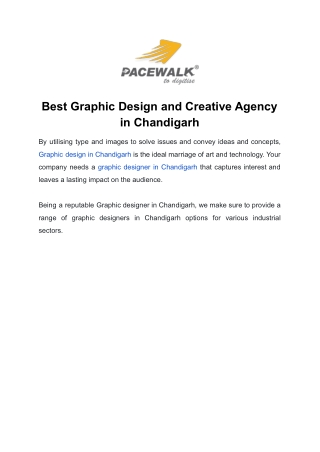 Best Graphic Design and Creative Agency in Chandigarh