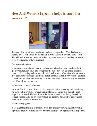 One Of The Best Dermal Fillers in Brislington.