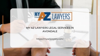 My AZ Lawyers Legal Services in Avondale