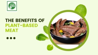 Benefits of Plant-Based Meat