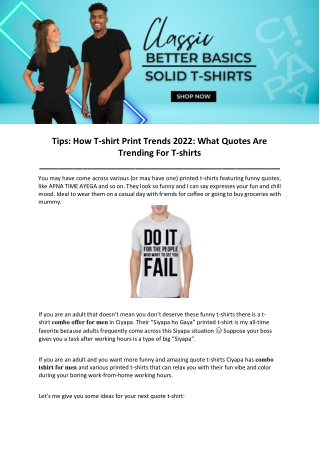 T-shirt Print Trends 2022 What Quotes Are Trending For T-shirts