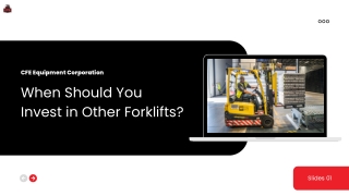 When Should You Invest in Other Forklifts?